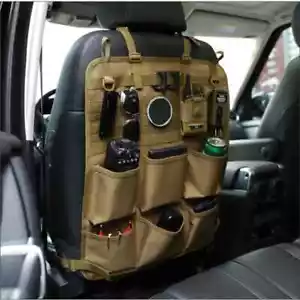 Organizador de coche asiento respaldo bolsa de almacenamiento multifunción camuflaje bolsas colgantes guardar nuevo - Imagen 1 de 28