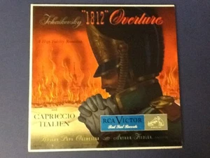 TCHAIKOVSKY~"1812" overture and capriccio italien, Op 45 RCA 1953 ~Original Nm - Imagen 1 de 7