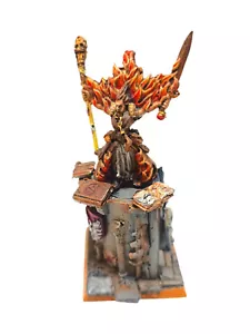 WARHAMMER AGE OF SIGMAR SHOWCASE CUSTOMIZED "EMPIRE WIZARD OF FIRE" PAINTED - Picture 1 of 2