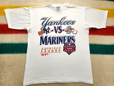 Camiseta De Colección New York Yankees 1995 Marineros Mattingly Griffey L Foto 1 de 4