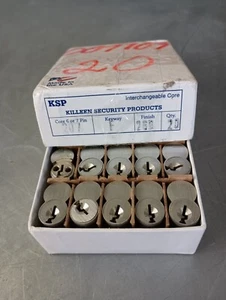 20 NEW KSP 207-26B UNCOMBINATED CORE 7 PIN SATIN CHROME KEYWAY: F USA FREE SHIP - Picture 1 of 10