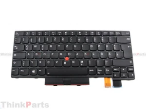 New/Orig Lenovo ThinkPad T480 A485 Keyboard German Backlit 01HX431 01HX511 - Picture 1 of 3