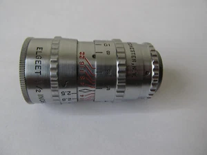 Vintage Elgeet 11/2" (38mm) f/2.5 Cine-Tel Objektiv ***~19mm Schraubmontage/nicht C oder D - Bild 1 von 7