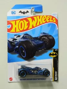 Hot Wheels Batman: Arkham Knight Batmobile Blue Diecast Car 1:64 Scale - Picture 1 of 3