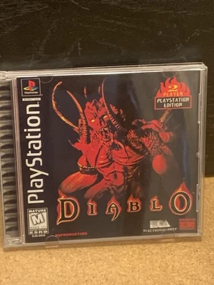 Diablo (Sony PlayStation 1, 1998) -Reproduction Case-No Manual-READ...PS1....... - Image 1 of 4
