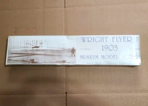 Kit Modelo Museo Wright Flyer 1903 Escala 1/20 24" Envergadura Balsa NUEVO SELLADO - Imagen 1 de 11