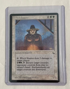 1x Witch Hunter The Dark MTG Magic the Gathering LP - Picture 1 of 3