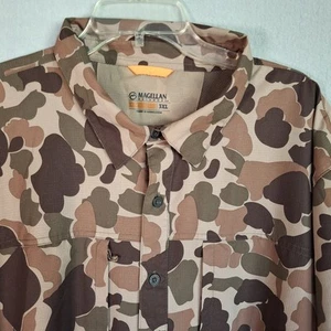 Magellan Outdoors Hunt Gear Shirt Men's 3XL Outdoor Rip-Stop Short Sleeve Vented - Picture 1 of 13