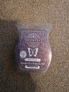 Auténtica barra de fusión de cera perfumada Scentsy lilas y violetas - Imagen 1 de 2