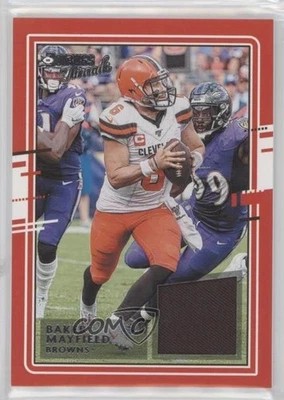 2020 Panini Donruss Donruss Threads Baker Mayfield #23 - Image 1 of 2