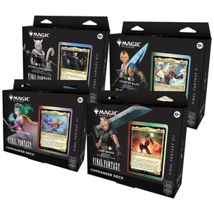 Magic: The Gathering – Final Fantasy Commander Deck Set of 4 + Foil Legendaries - Picture 1 of 1