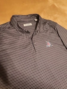 NEW Tommy Bahama University of Arizona mens polo shirt XXL Blue stripe 2xl - Picture 1 of 7