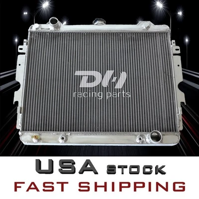 Radiador de 4 filas apto para 75-79 Plymouth Scamp/Dodge Dart/Chrysler Valiant 5,2 L V8 #499 Foto 1 de 4