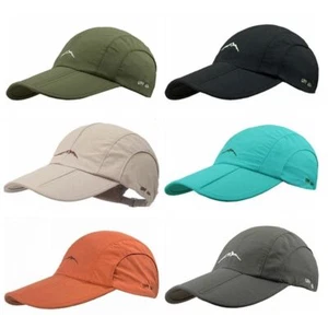 Foldable Outdoor Hat Quick Drying Sport Cap Baseball Cap Hiking Mountaineering - Picture 1 of 17
