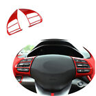 2X Red Sport Steering Wheel Cover Trim For Hyundai Veloster JS 2019-2022