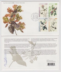 Canada- 1936-39 block OFDC AUDUBON'S BIRDS, 2004 - Picture 1 of 1