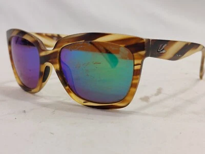 Óculos de sol Kaenon SR-91 tartaruga polarizado azul lente espelhada - Imagem 1 de 4