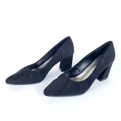 Bellini Vinny Microsuede Bombas Femininas Tamanho 8.5M, Camurça Preta  - Imagem 1 de 4