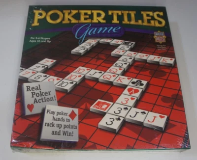 NEW Master Pieces POKER TILES Game SEALED 2-4 Players Ages 12 and Up  - Image 1 of 4