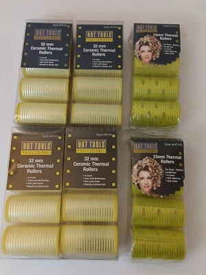 ЛОТ ТОВАРОВ HOT TOOLS PRO 1-1/4 ДЮЙМА КЕРАМИЧЕСКИЕ ТЕПЛОВЫЕ РОЛИКИ - Изображение 1 из 4