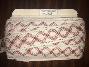 Ancien galon en coton tricoté longueur 25ml x largeur 4 cm (4) - Picture 1 of 3