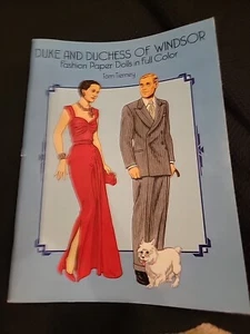 Duke And Dutchess Of Windsor Paper Dolls UNCUT Tom Tierney DOVER 1998 Royal Fam. - Bild 1 von 6