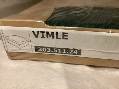  IKEA VIMLE COVER SLIPCOVER FOR OTTOMAN FOOTSTOOL Gunnared Green 303.511.24 - Image 1 of 2