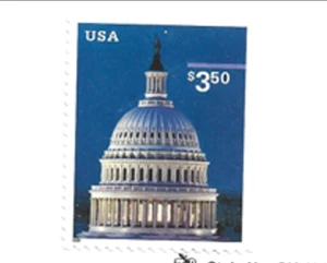 Dome of the Capital Building - $3.50 Express Mail #3472 -Used Very Light Cancel - Picture 1 of 1