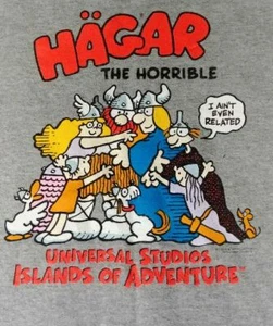 CHILDRENS UNISEX SWEATSHIRT - UNIVERSAL STUDIOS HAGAR THE HORRIBLE - LARGE - Picture 1 of 3