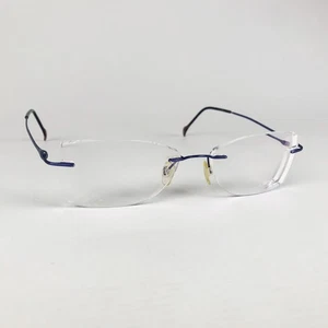 STEPPER eyeglasses PURPLE RIMLESS glasses frame MOD: SI-93650 F058 - Picture 1 of 8