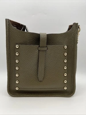 Bolso de hombro de cuero verde Rebecca Minkoff D1201335 Foto 1 de 4