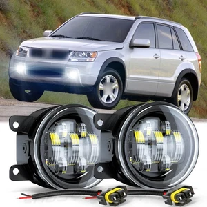 PAIR FOR 2006-2012 Suzuki Grand Vitara Clear LH&RH Front Bumper Fog Light - Picture 1 of 14