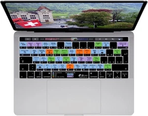 Ko Tastatur-Abdeckung Shortcuts Étui Suisse Ch Protection pour Mac-Os Macbook - Afbeelding 1 van 1