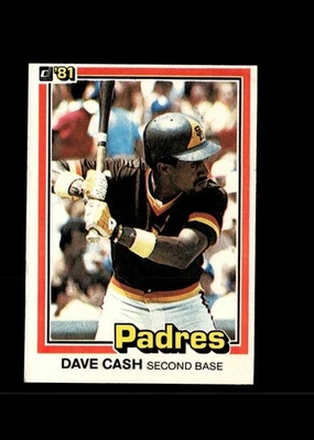 Dave Cash 1981 Donruss Baseball Card #121 San Diego Padres - Image 1 of 2