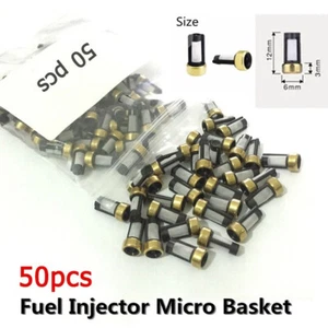 50 Pcs Fuel Injector Micro Basket Filter Fits for ASNU03C Injector Repair Kits~ - Picture 1 of 8