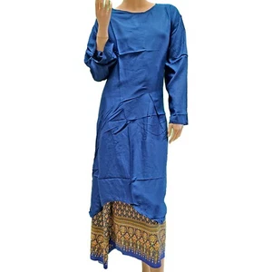 Women Batik Summer Wrap Lungi SARONG Beachwear Nightwear Handloom New Stitched - Picture 1 of 10
