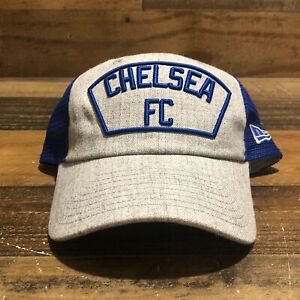 Chelsea FC Hat Snapback Cap Mens Gray Blue Premier League Soccer Club New Era