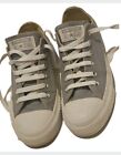 Converse All Star Sneakers size 5 Womens Light blue/grey Eyelet Canvas Low Top