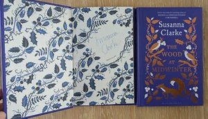 SUSANNA CLARKE SIGNED THE WOOD AT MIDWINTER UK HB 2024 BRAND NEW UNREAD COPY - Picture 1 of 3