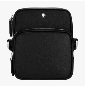 Montblanc Sartorial Nano Cuero Mensajero Bandolera Bolso de Hombro Cartera Cartera - Imagen 1 de 9