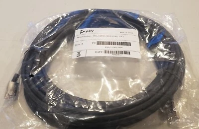 Cable Poly 2457-17977-003 CAT5E, blindado RJ45-25 pies Foto 1 de 4