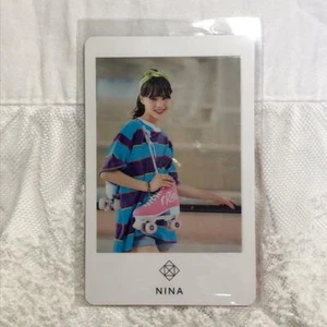 NiziU Make you happy JAPAN Mini Album NINA Official Trading Photo Card JYP - Picture 1 of 2