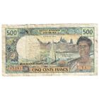 [#391727] Geldschein, Tahiti, 500 Francs, 1985, Km:25D, S