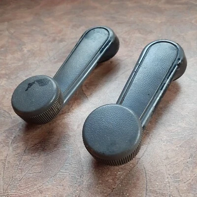 84-95 TOYOTA Pickup Truck 4RUNNER Gris Interior Ventana Manivela Manivela Juego OEM Foto 1 de 4