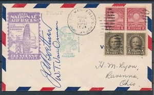 US 1929 HISTORIC COVER NATIONAL AIR RACES w/2 SIGNATURES *SEE DESCRIPTION* - Picture 1 of 2
