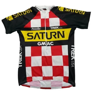 Vintage Trek Saturn Cycling Team Jersey Size L Half Zip - Picture 1 of 19
