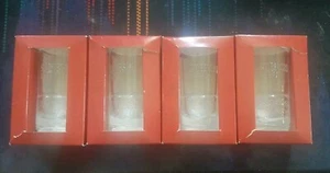Juego de 4 vasos de chupito Sobieski polaco vodka corona en relieve logotipo vajilla 2 oz nuevo en caja - Imagen 1 de 2