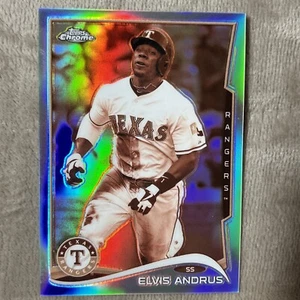 2014 Topps Chrome Sepia Refractor #187 Elvis Andrus 7/75 Very Rare, Mint-Better - Bild 1 von 4