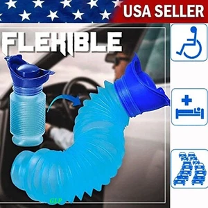Portable Urinal Male Female Emergency Travel Camping Car Toilet Pee Bottle Kit - Picture 1 of 24