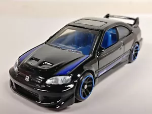 2001 Honda Civic Si Hot Wheels 2025 Japan Silver Series Black 1:64 Loose - Picture 1 of 8